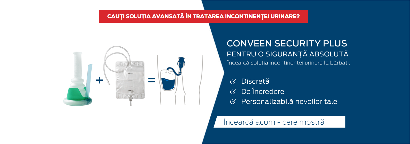 Centura de picior pentru sacul colector de urina