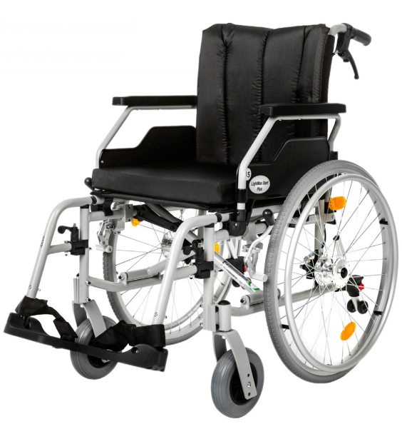 Fotoliu rulant cu antrenare manuală -Lightman Start Plus Fotoliu rulant cu antrenare manuală -Lightman Start Plus