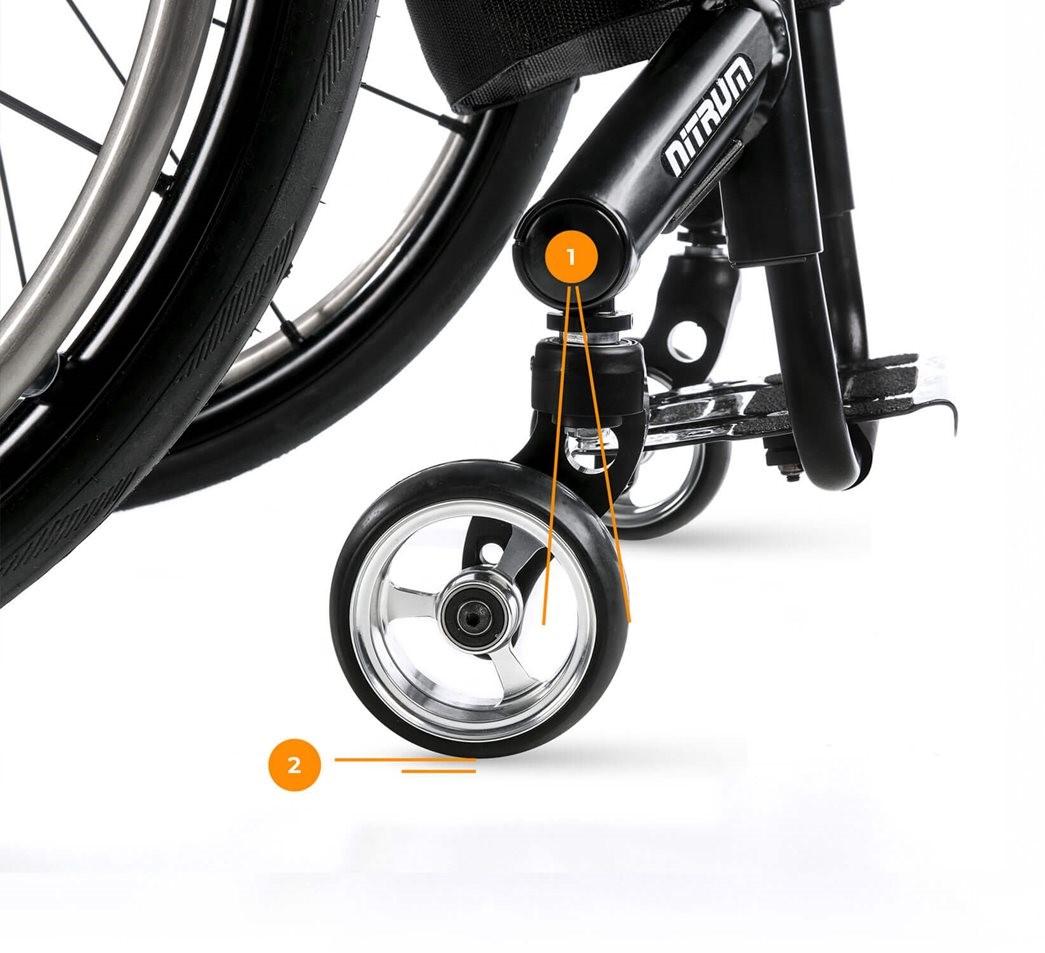 Fotoliu rulant cu antrenare manuala – QUICKIE Nitrum Hybrid Fotoliu rulant cu antrenare manuala – QUICKIE Nitrum Hybrid